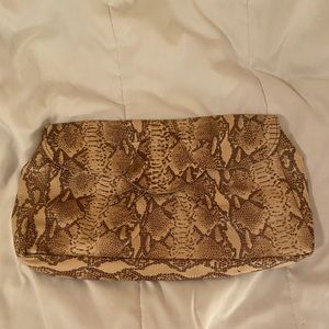 Snakeskin Jennifer Haley Clutch